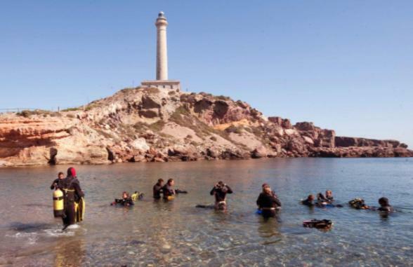 Cabo Palos Apt Salinas Marchamalo*Playa Amoladeras Cap de Palos Extérieur photo